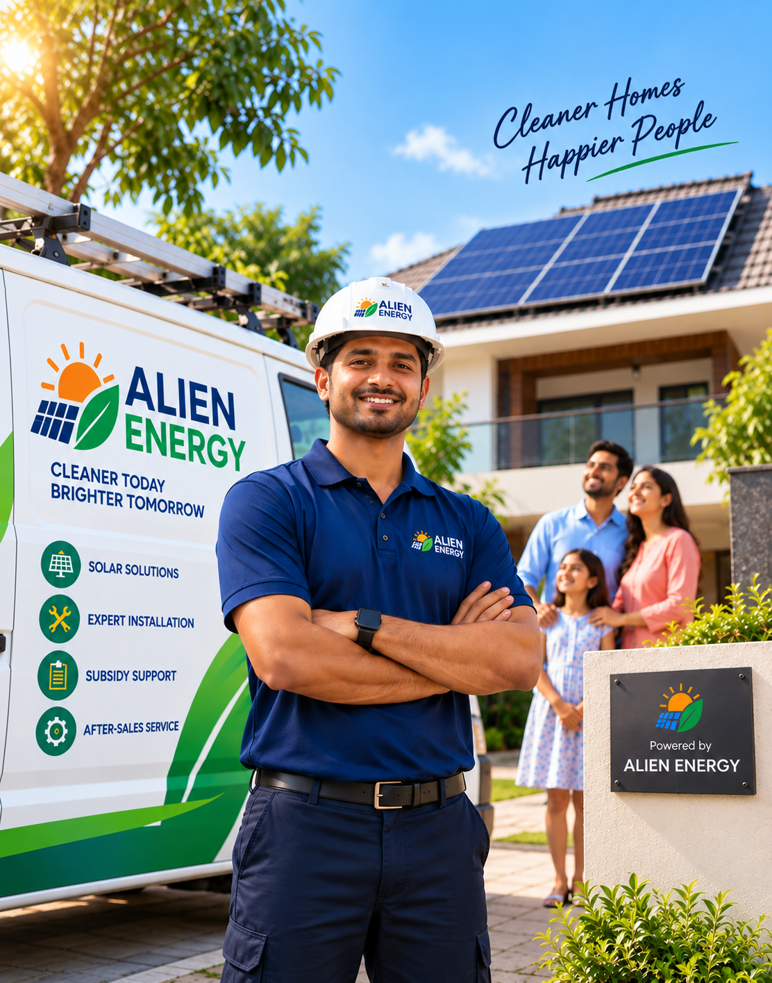 Alien Energy solar installation