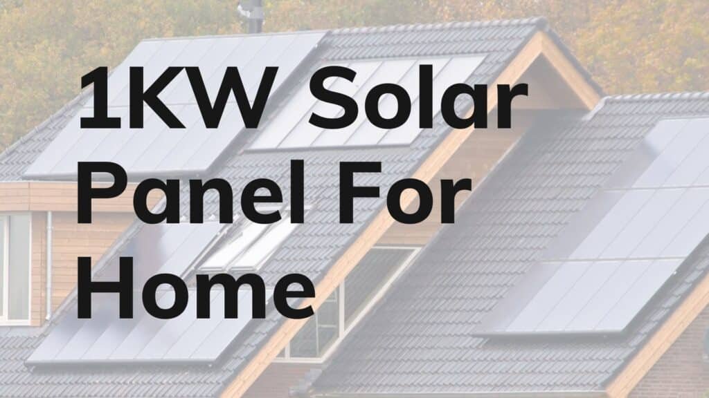 solar panel for home